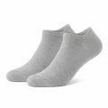 Chaussettes invisibles 35-38 en maille textile grises pour usage quotidien