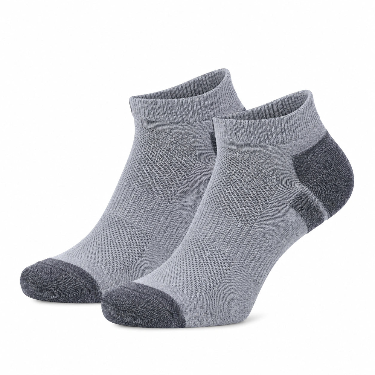 Chaussettes de sport 43-46 en maille gris foncé respirantes