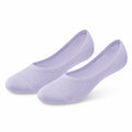Chaussettes invisibles 43-46 en maille lilas respirantes style ballerine